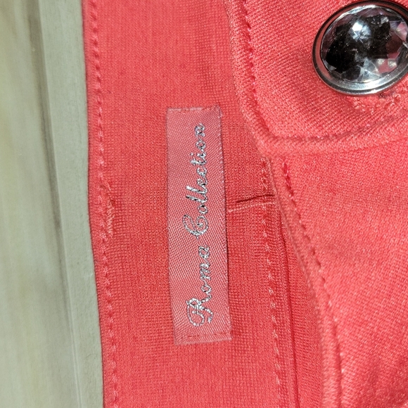 Coral Capri Jeggings - Picture 3 of 16